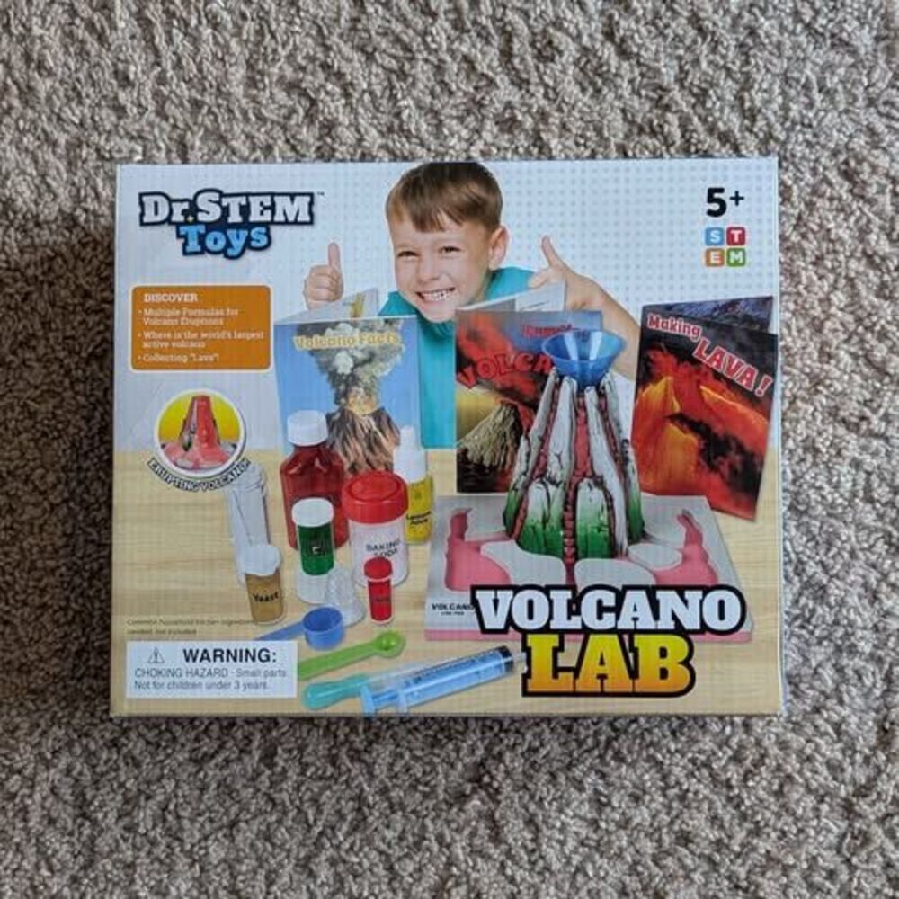 NEW Dr. STEM Toys Volcano Lab Experiment Kit
